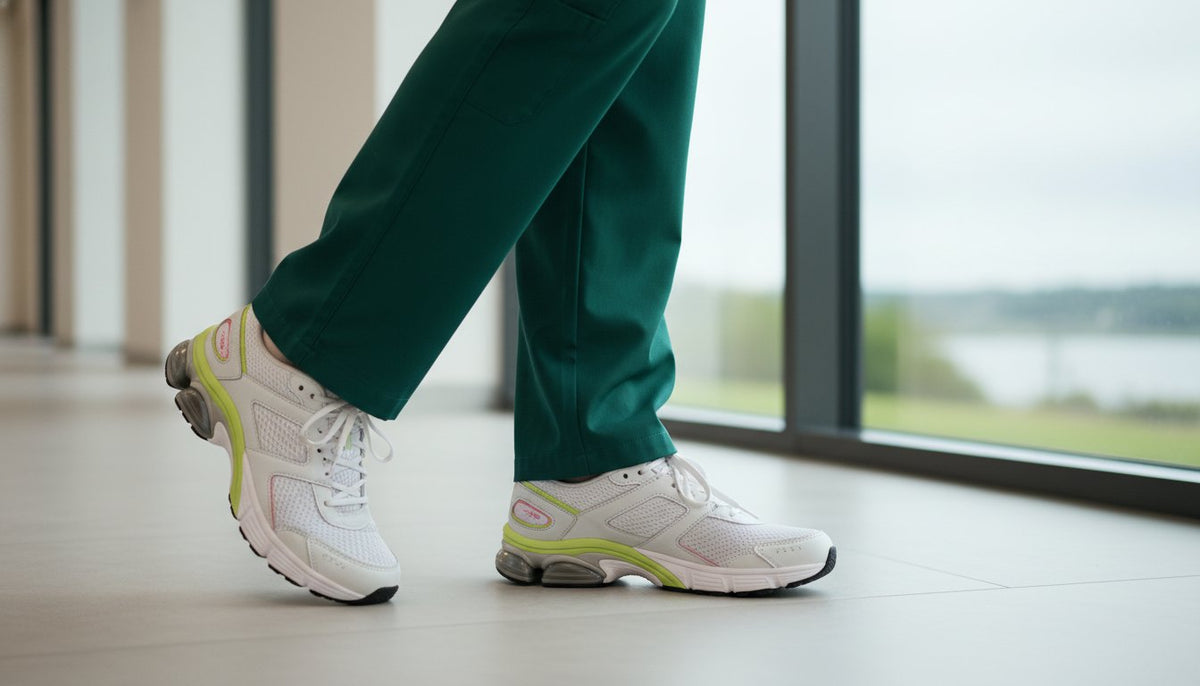 Sko til plantar fasciitis på arbejde – sådan vælger du fodtøj