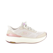 Beige Skechers slip-in sneaker med Max Cushioning bund