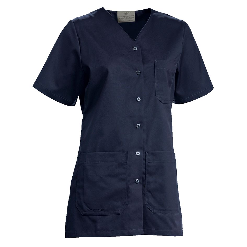 Nybo Sailor Blue Dame Charisma Tunika, Kortærmet, Slidser