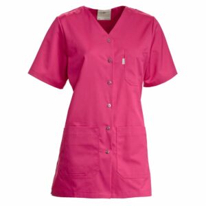 Nybo Pink Dame Charisma Tunika, Rummelige Lommer, Slidser