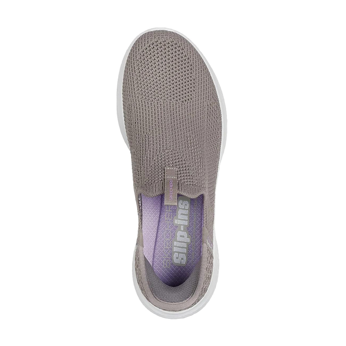 Beige hyttesko fra Skechers
