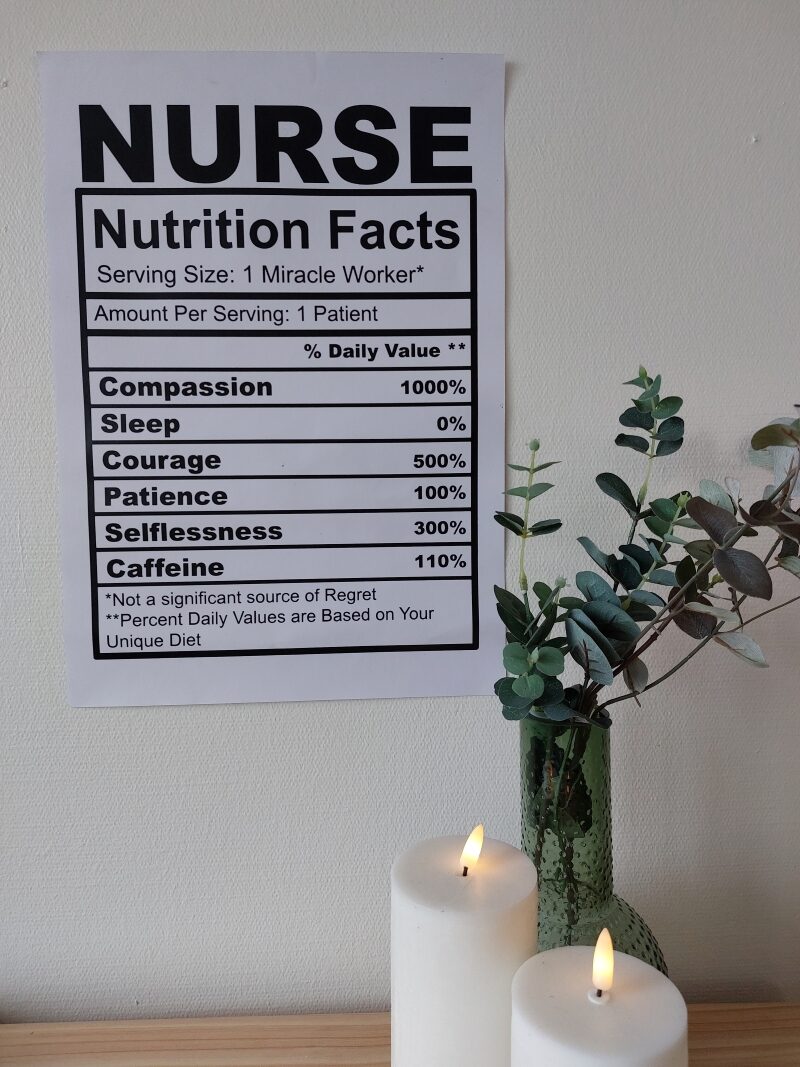 Plakat til sygeplejersken