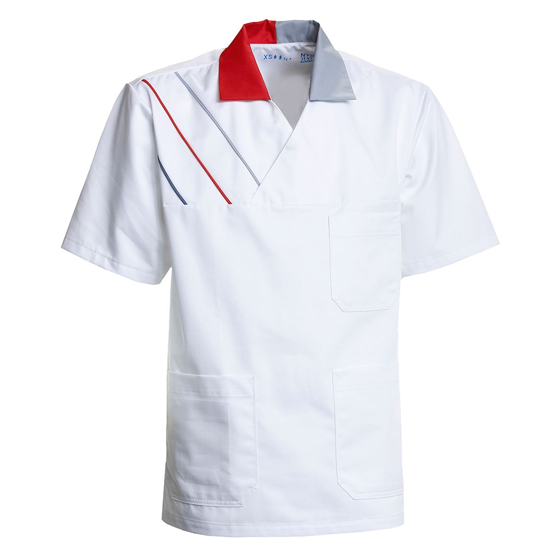 Nybo Hvid/Rød/Grå Unisex Feel Free Busseronne