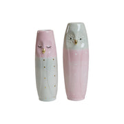 Kloge ugler i pastel, porcelænsfigurer 17 cm fra Speedtsberg