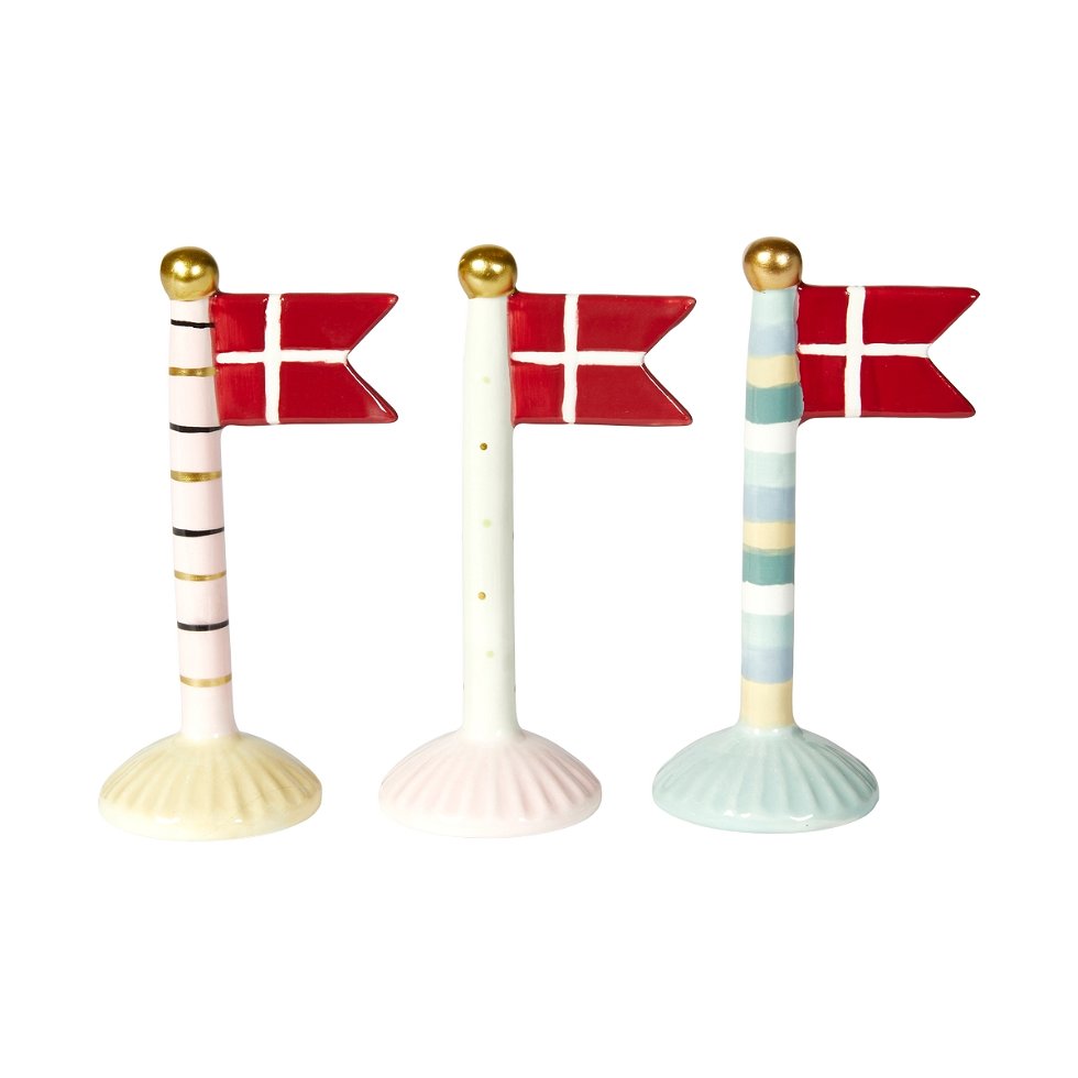 Flag med teksten Hurra, lad os fejre dig, 14 cm, fra Speedtsberg