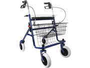 Blå sammenklappelig rollator fra Gima Italy