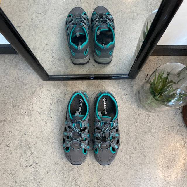 Lukket trekkingsandal – Komfort, støtte og ventilation i ét design