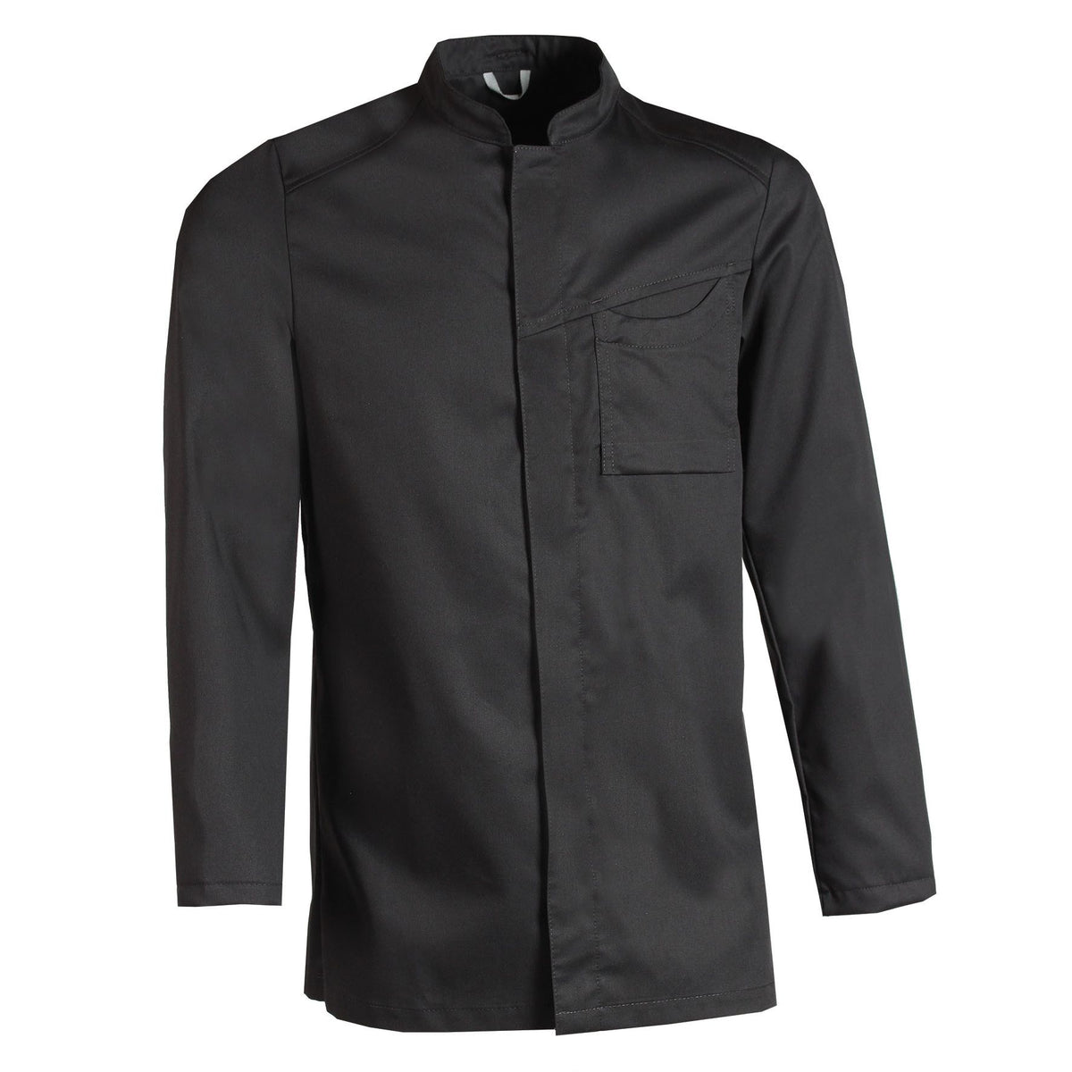 Nybo Sort Unisex New Nordic Kokkejakke, Langærmet, Komfort, Strækbar