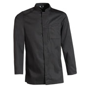 Nybo Sort Unisex New Nordic Kokkejakke, Langærmet, Komfort, Strækbar