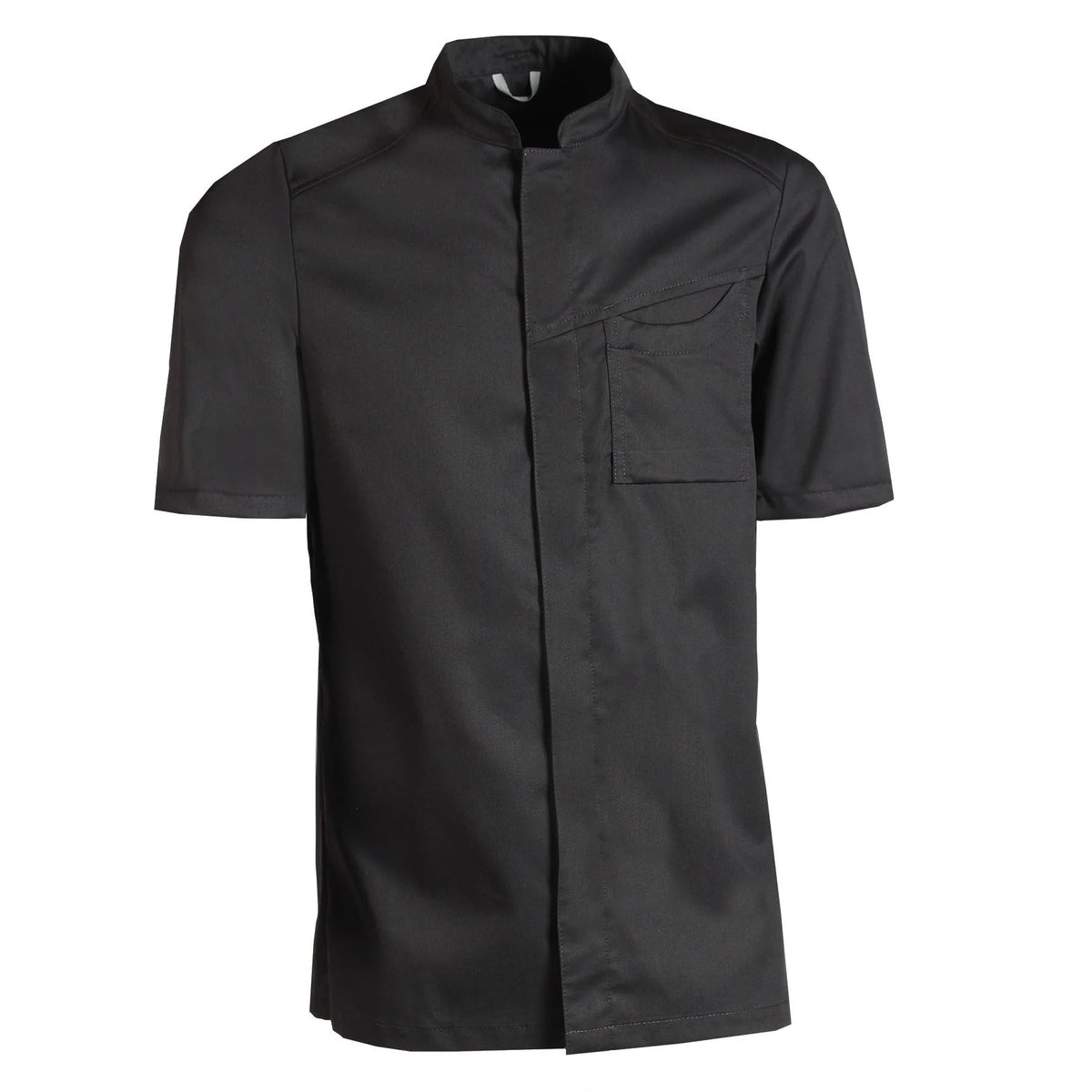 Nybo Sort Unisex New Nordic Kokkejakke, Kortærmet