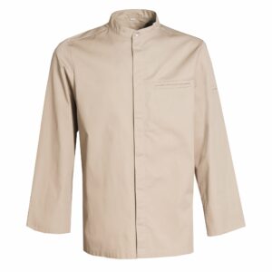 Nybo Khaki Unisex New Nordic Kokkejakke, Langærmet