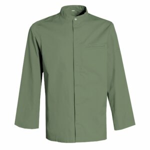 Nybo Grøn Unisex New Nordic Kokkejakke, Langærmet