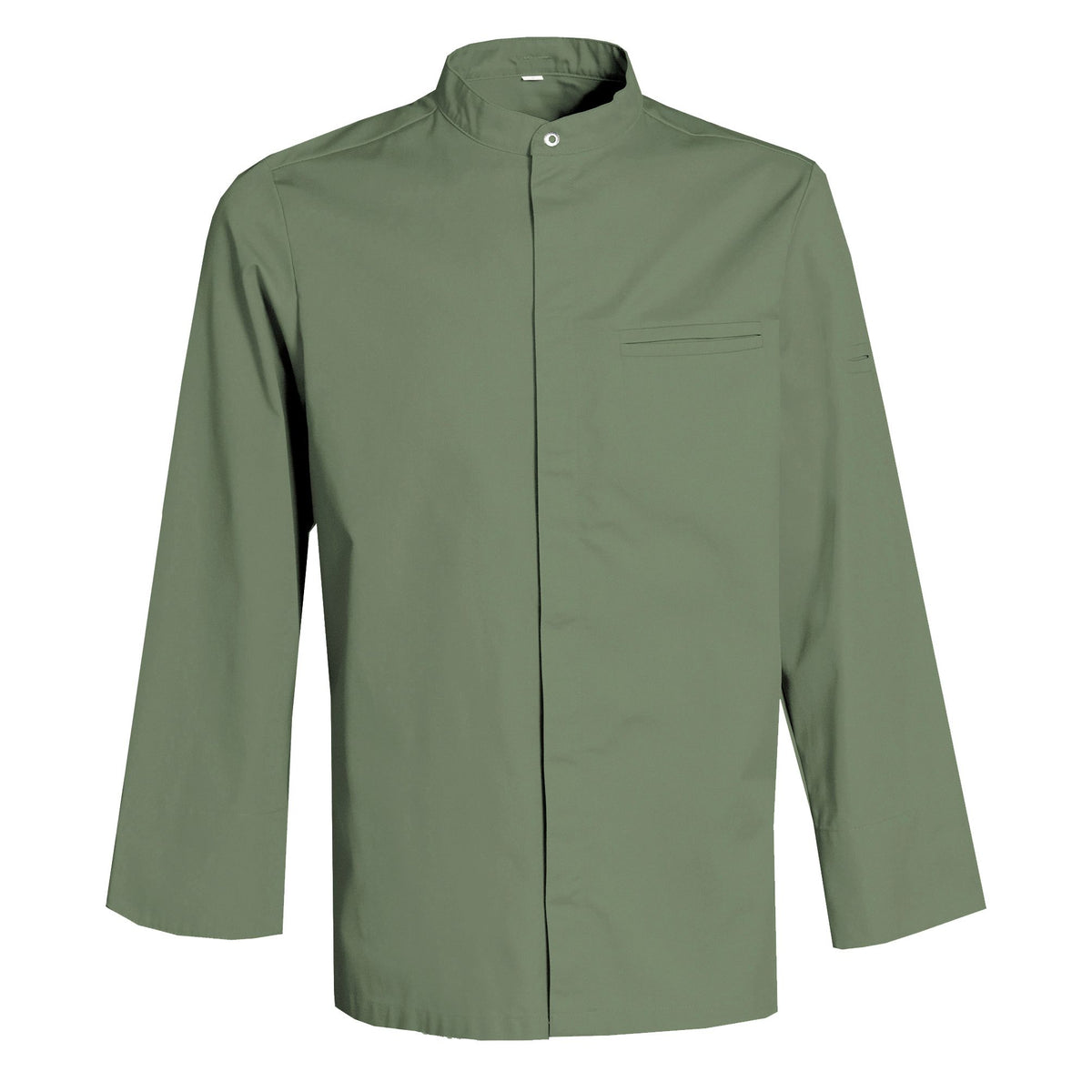 Nybo Khaki Unisex New Nordic Kokkejakke, Langærmet