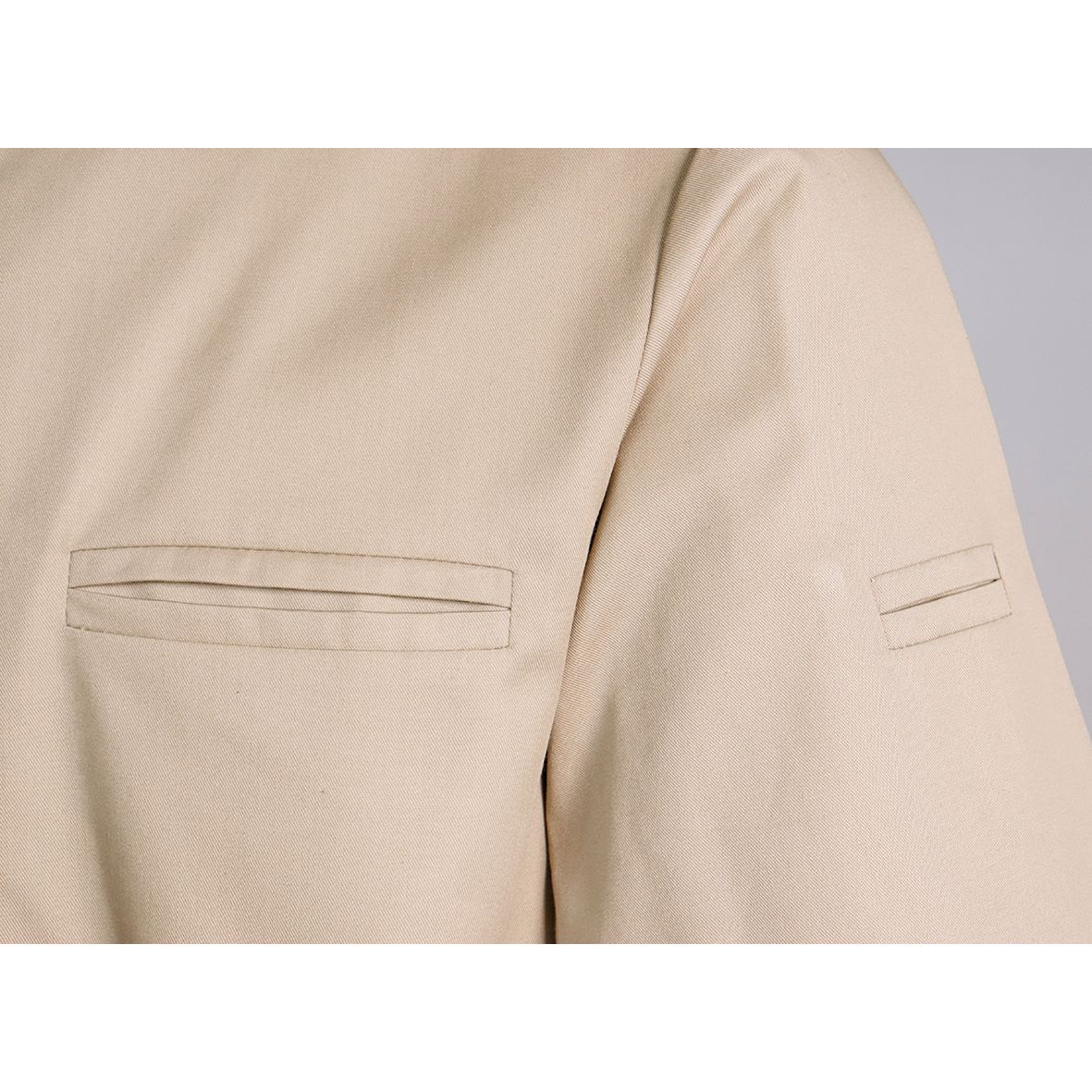 Nybo Khaki Unisex New Nordic Kokkejakke, Langærmet