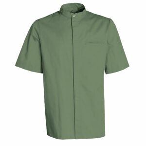Nybo Grøn Unisex New Nordic Kokkejakke, Kortærmet