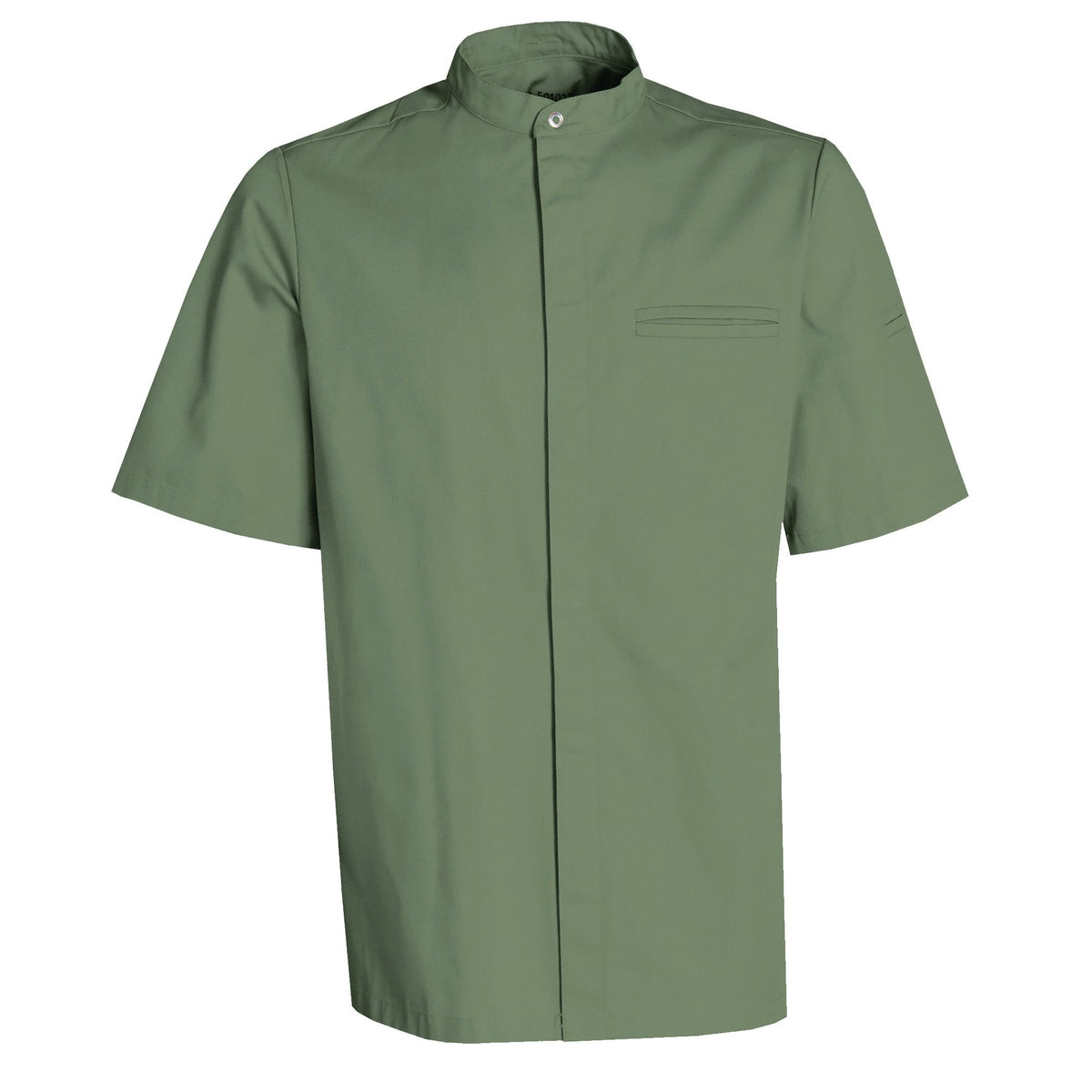 Nybo Khaki Unisex New Nordic Kokkejakke, Kortærmet