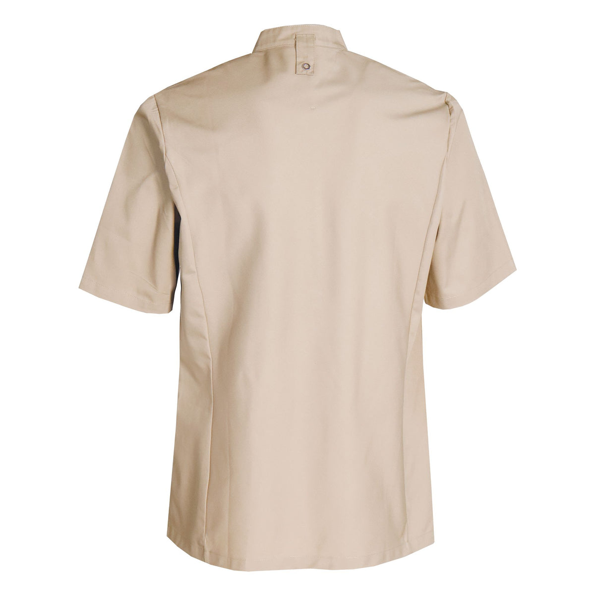 Nybo Khaki Unisex New Nordic Kokkejakke, Kortærmet