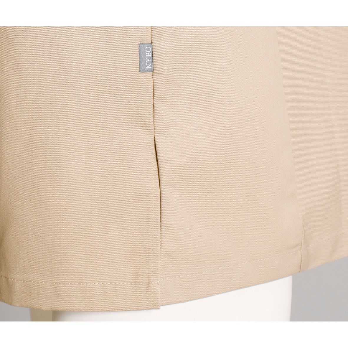 Nybo Khaki Unisex New Nordic Kokkejakke, Kortærmet