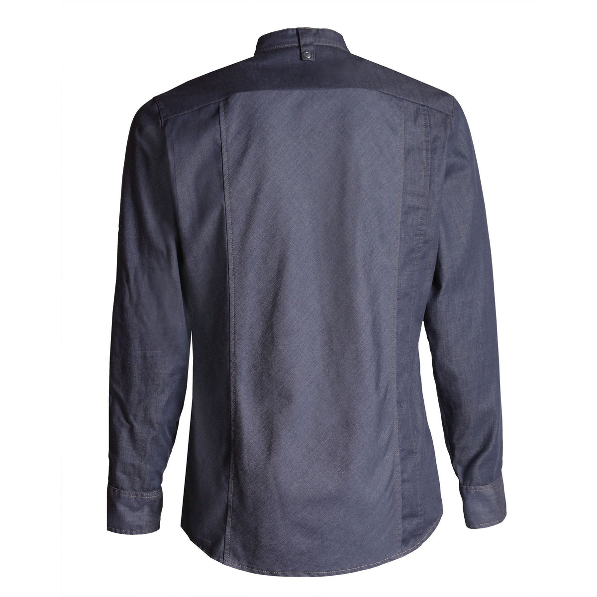 Nybo Denimblå Unisex New Nordic Gastrojakke, Lange Ærmer