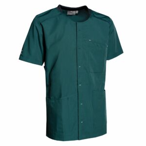 Nybo Mørkegrøn Unisex Sporty Tunika, Rummelig, Slidser