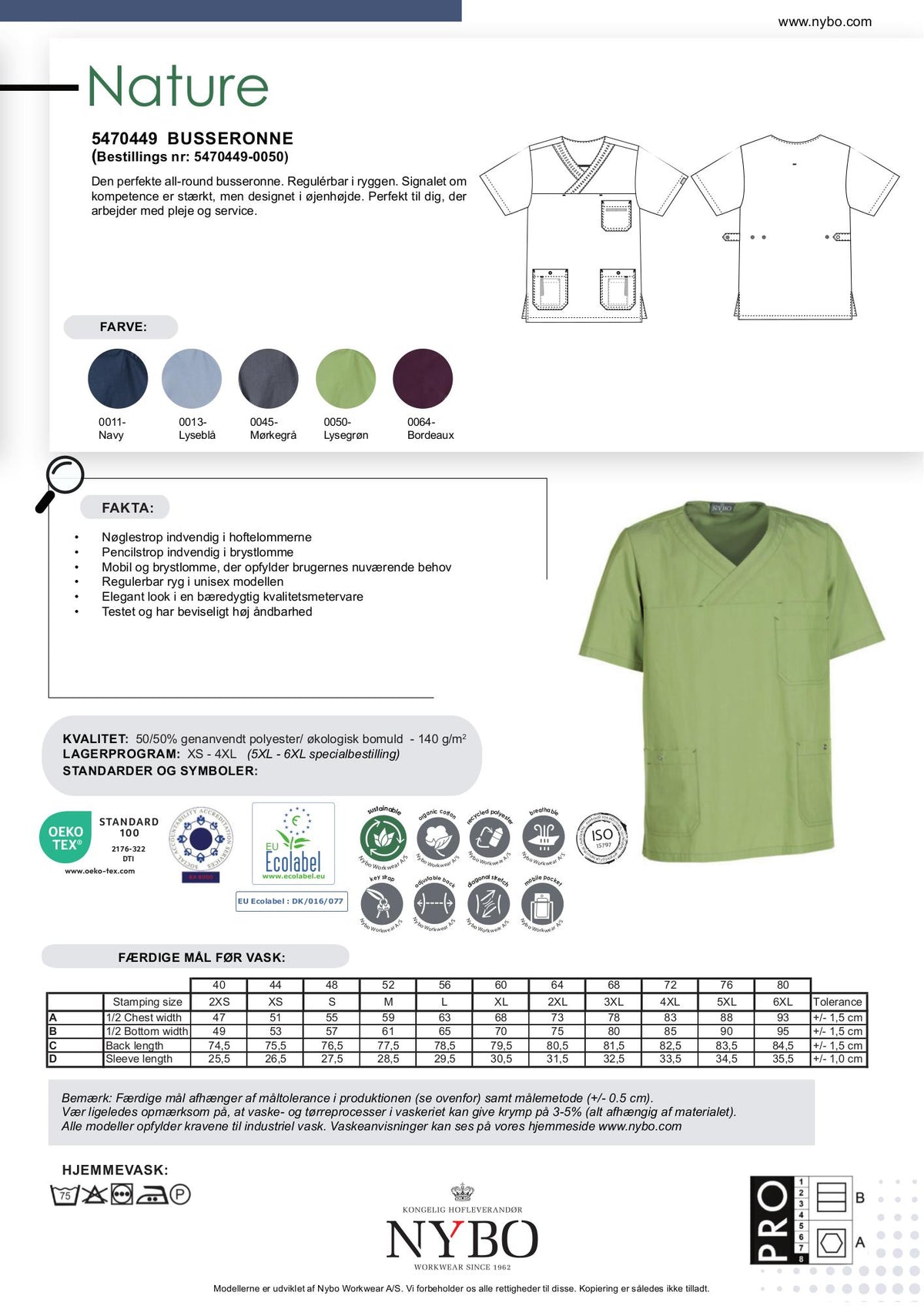Nybo Grøn Unisex Nature Busseronne