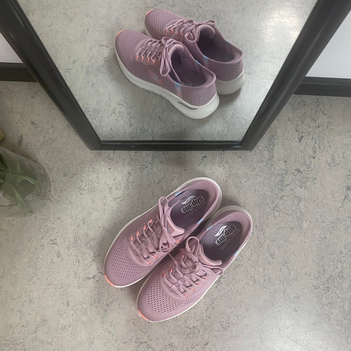 Skechers Slip-ins med Arch Fit – lavendel sneaker
