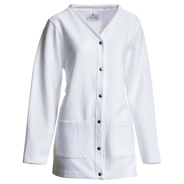 Nybo Hvid Dame Equipment Cardigan, Ottoman