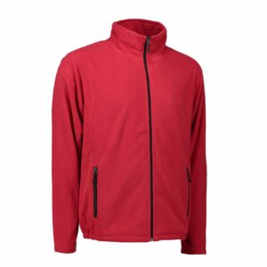 Nybo Rød Herre Shirts, Outdoor Microfleece Cardigan