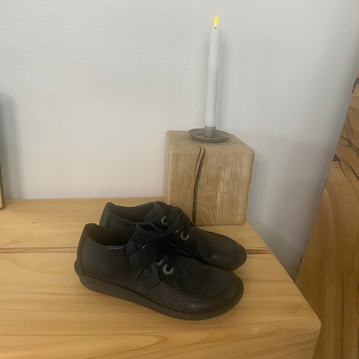 Clarks Funny Dream – sort lædersko med klassisk komfort