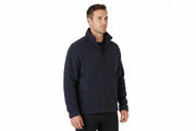 Navy fleececardigan til herre fra ID Tøj