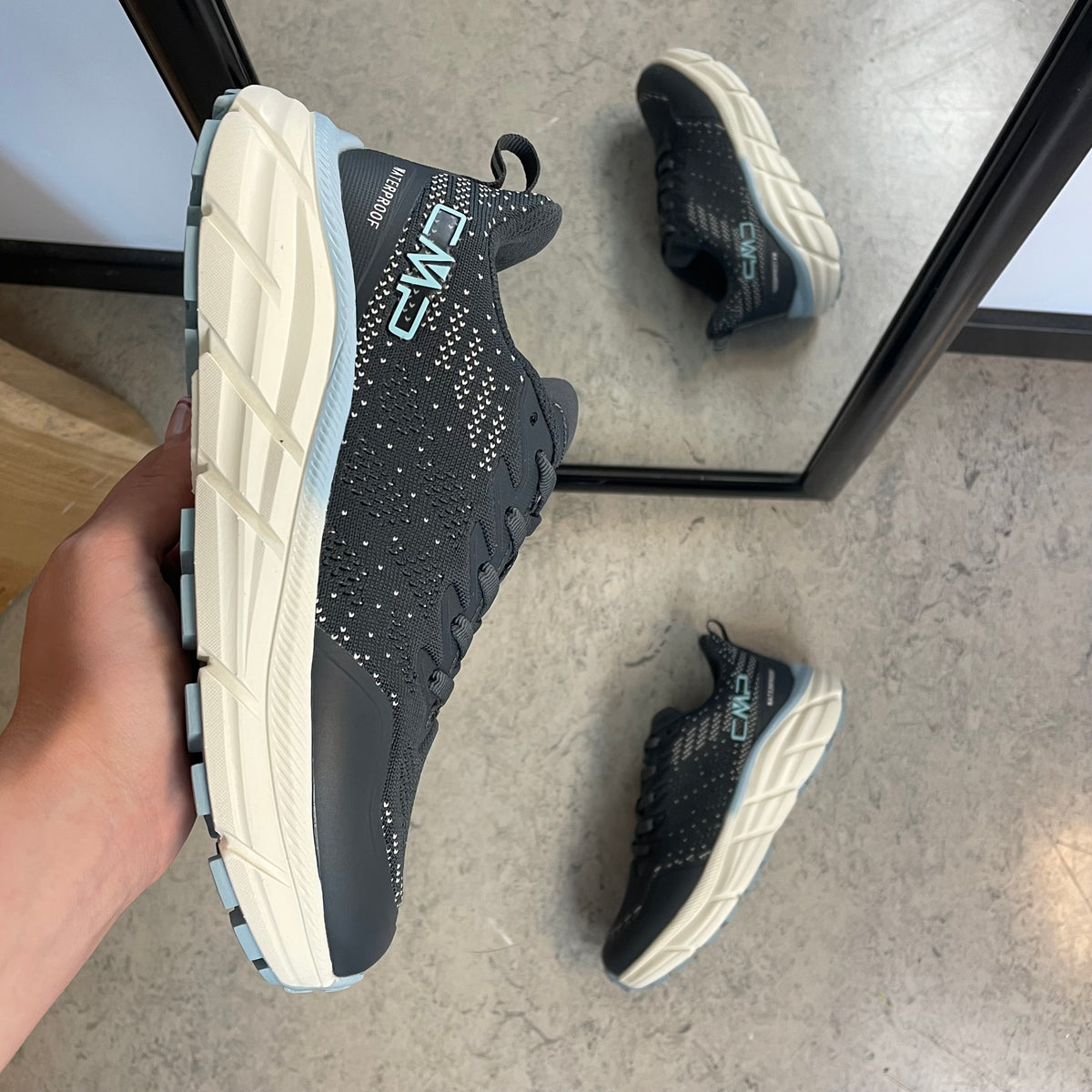 CMP Rahmsy WP – grå vandtæt sneaker med stødabsorbering