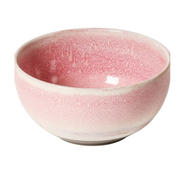 Skål i pink og grå, 7 x ø 13 cm