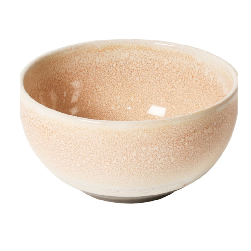 Skål i beige og grå, 7 x ø 13 cm