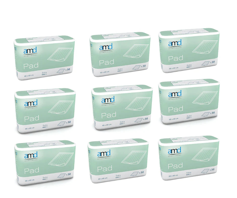 Sengeunderlag 40 x 60 cm, storkøb 9 pakker med i alt 270 stk.