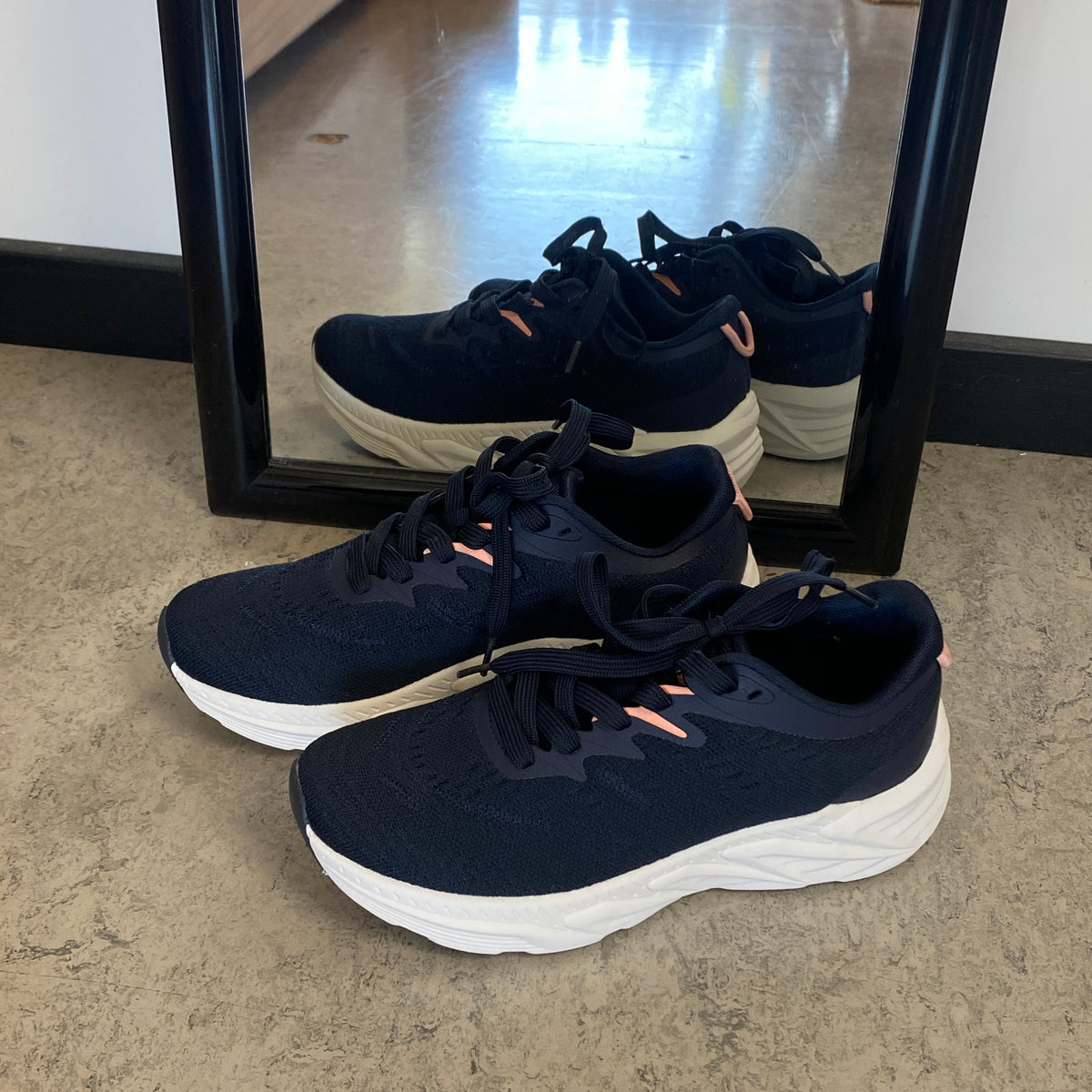 Rugged Gear New Chunk sneakers – navy med rosa detaljer