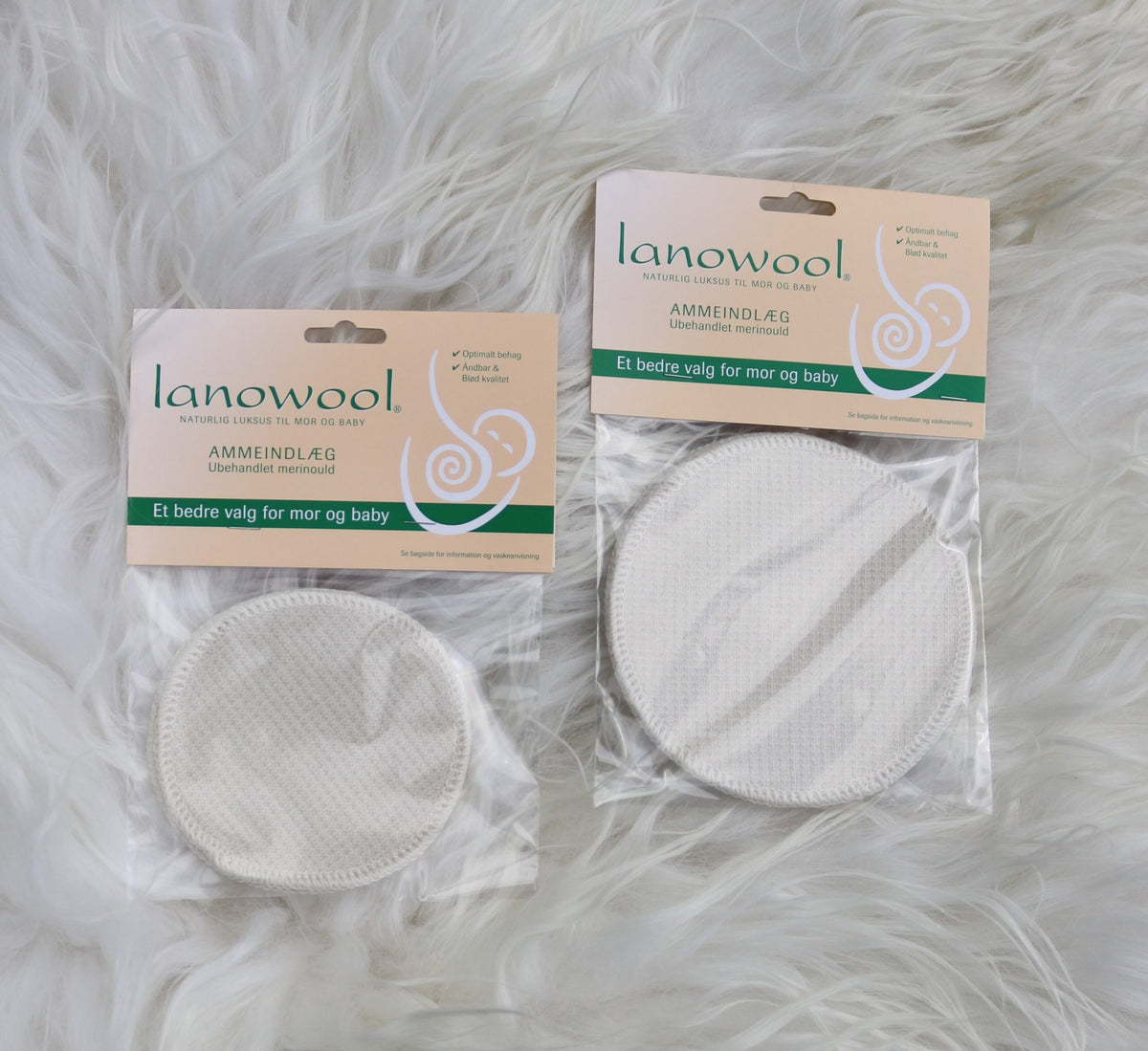 Lanowool Ammeindlæg 15 cm eller 12 cm