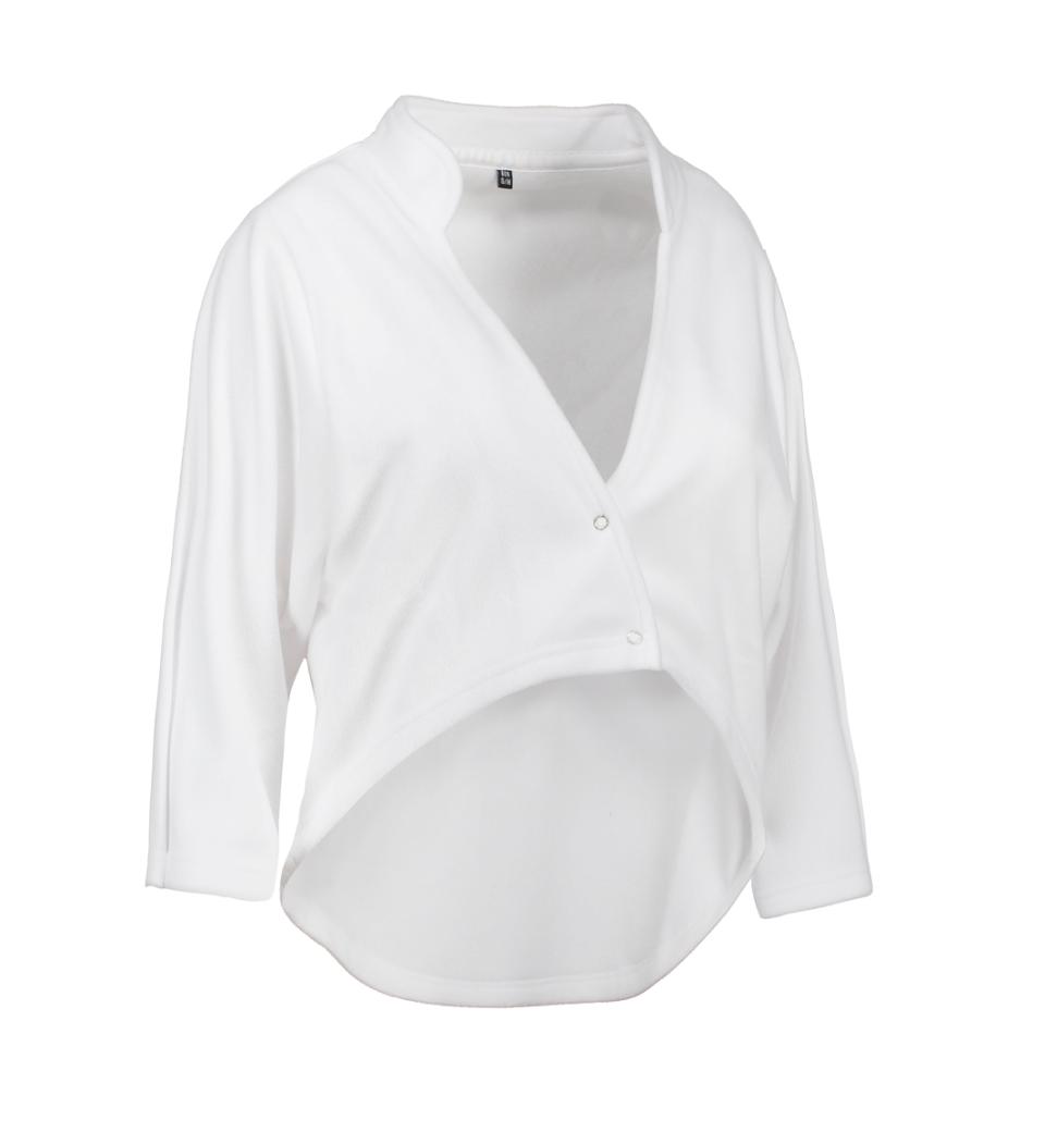 Hvid Fleece bolero