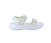 Hvid Gaitline sandal med hvid bund og SGL Technology