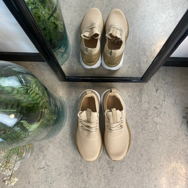 Beige Step-on sko fra Rugged Gear