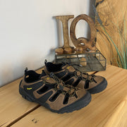 Brun outdoorsandal til mænd