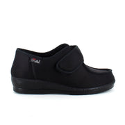 Bred OrtoMed sko med velcro og ekstra plads