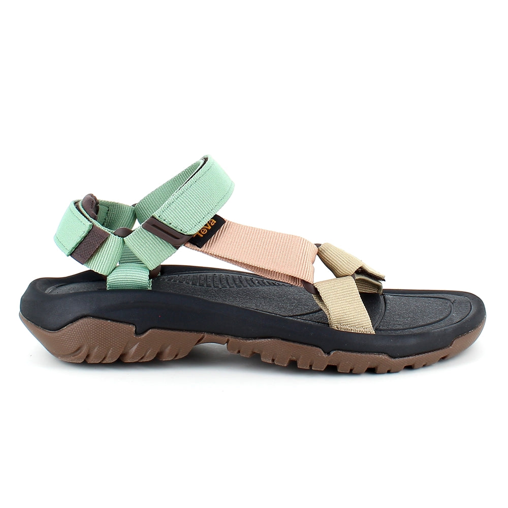 Multifarvet Teva sandal med tre regulerbare remme