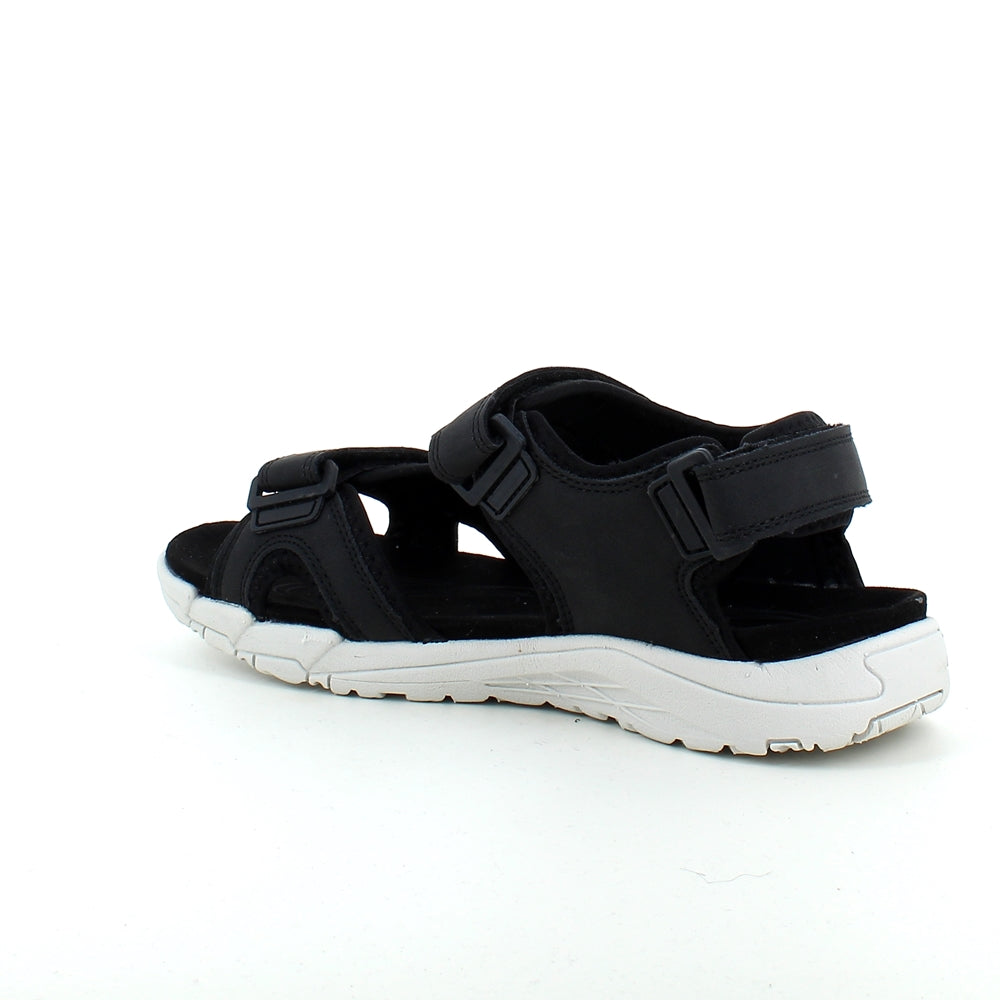 Sort sandal fra Cruz med velcro lukning på alle 3 remme