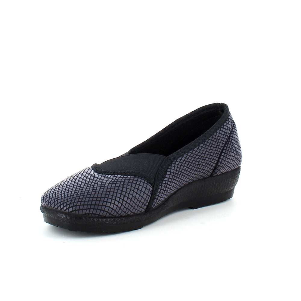 Bred slip on sko fra Ortomed