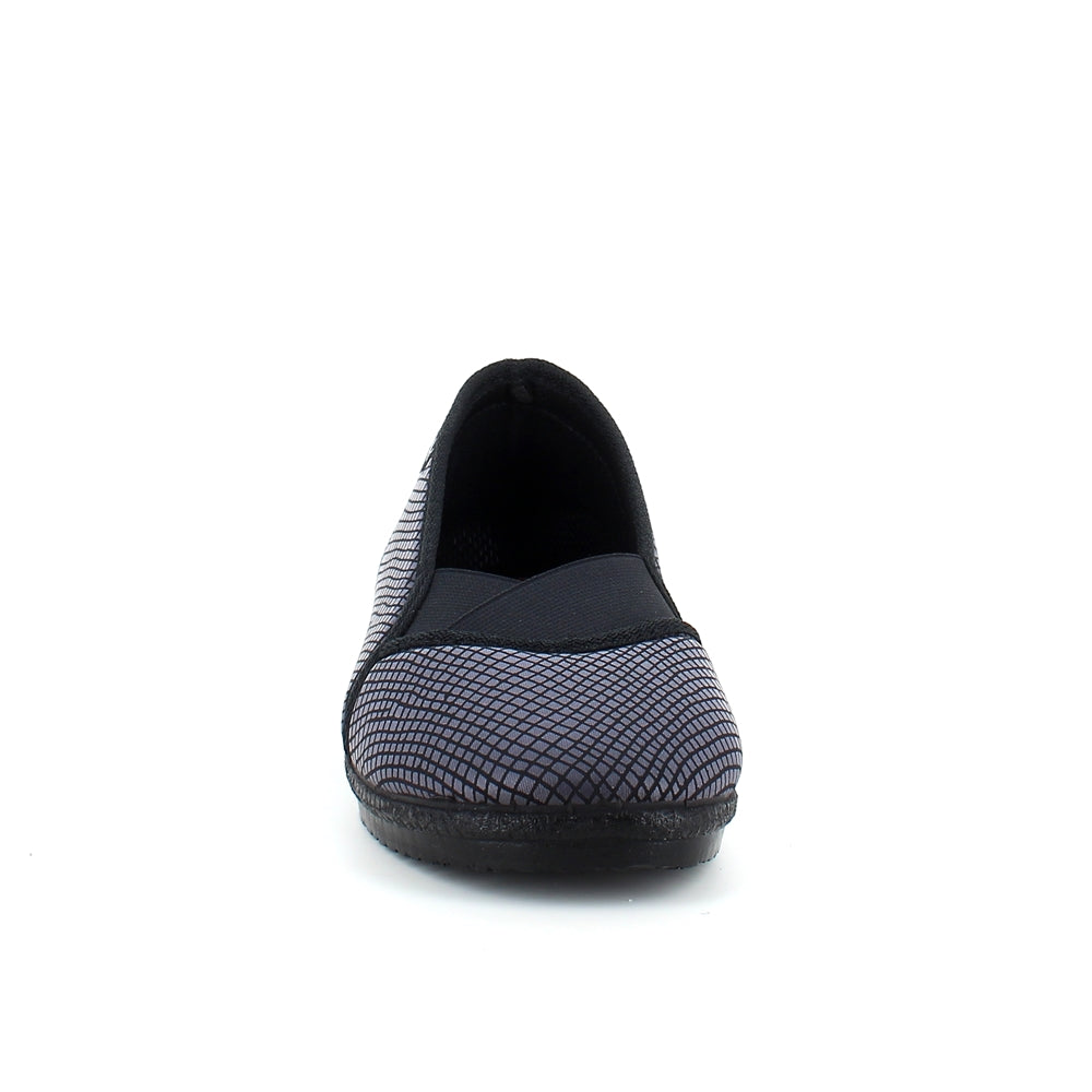 Bred slip on sko fra Ortomed