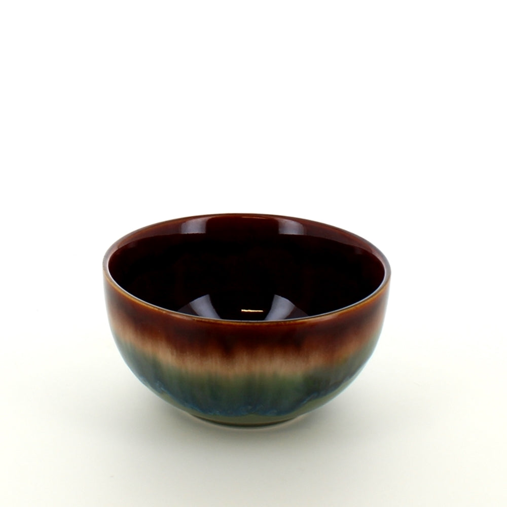 Grøn skål, 7 x ø 13 cm