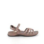 Brun Teva Tirra Traveler sandal med svangstøtte og let vægt