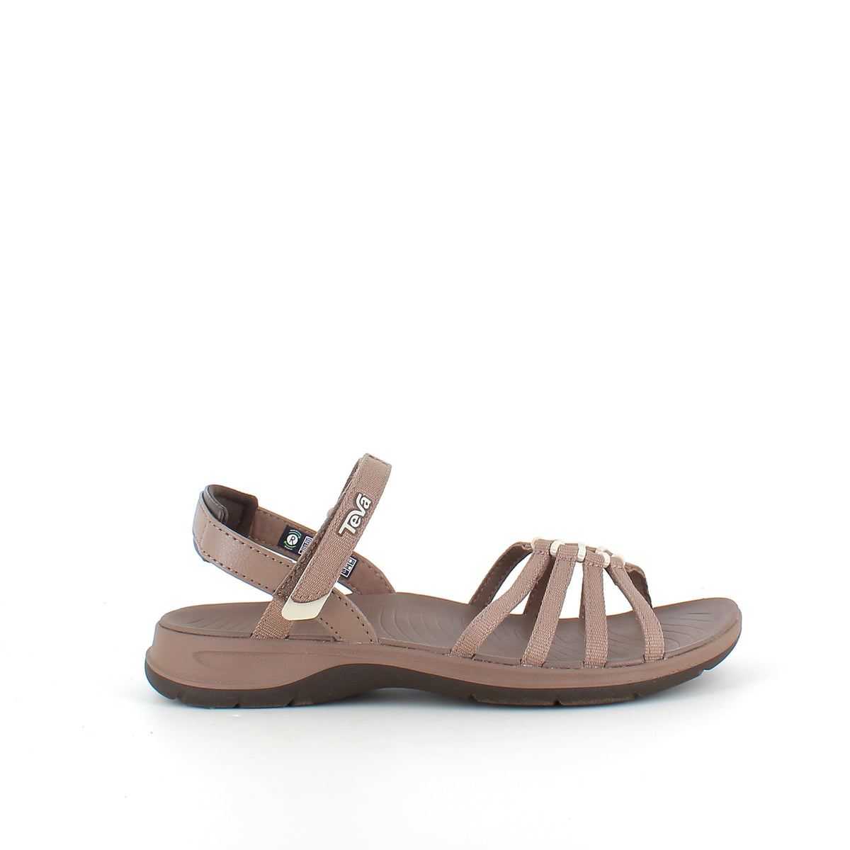 Brun Teva Tirra Traveler sandal med svangstøtte og let vægt