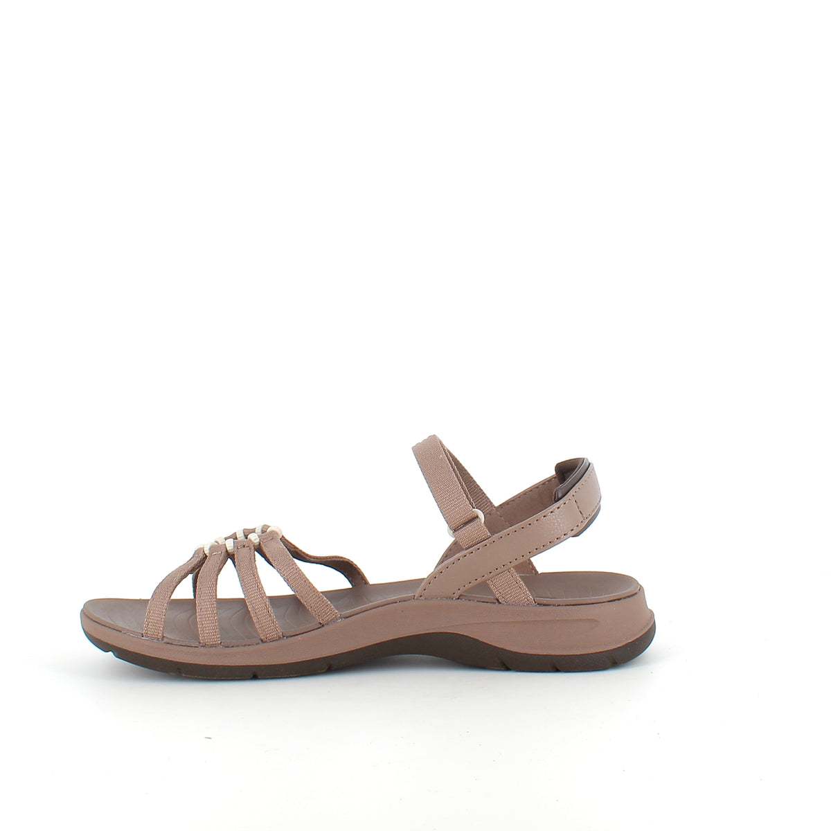 Brun Teva Tirra Traveler sandal med svangstøtte og perfekt pasform