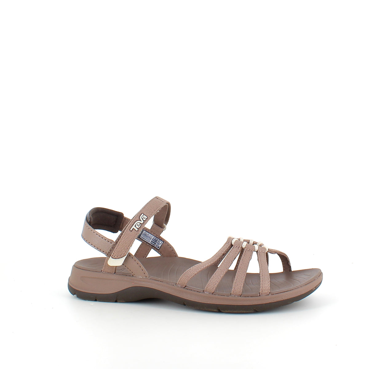 Brun Teva Tirra Traveler sandal med svangstøtte og perfekt pasform